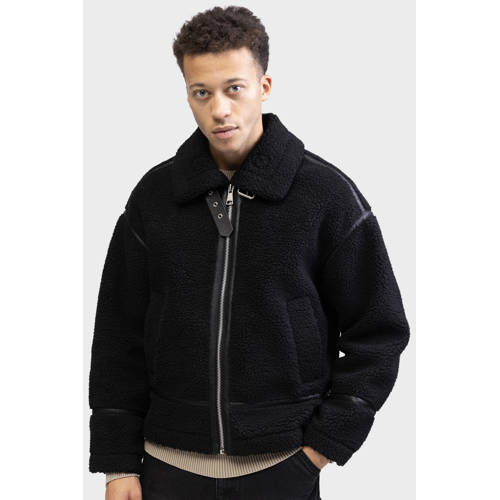 Redefined Rebel teddy jas zwart afbeelding