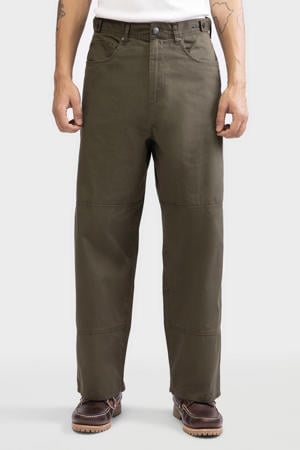 loose casual broek donkergroen