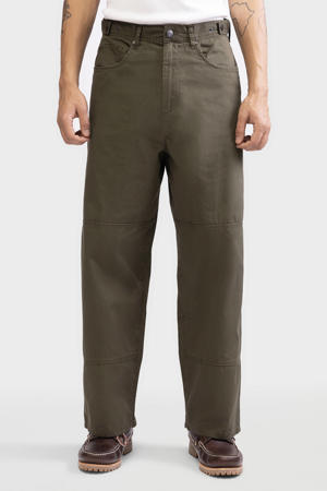 loose casual broek donkergroen