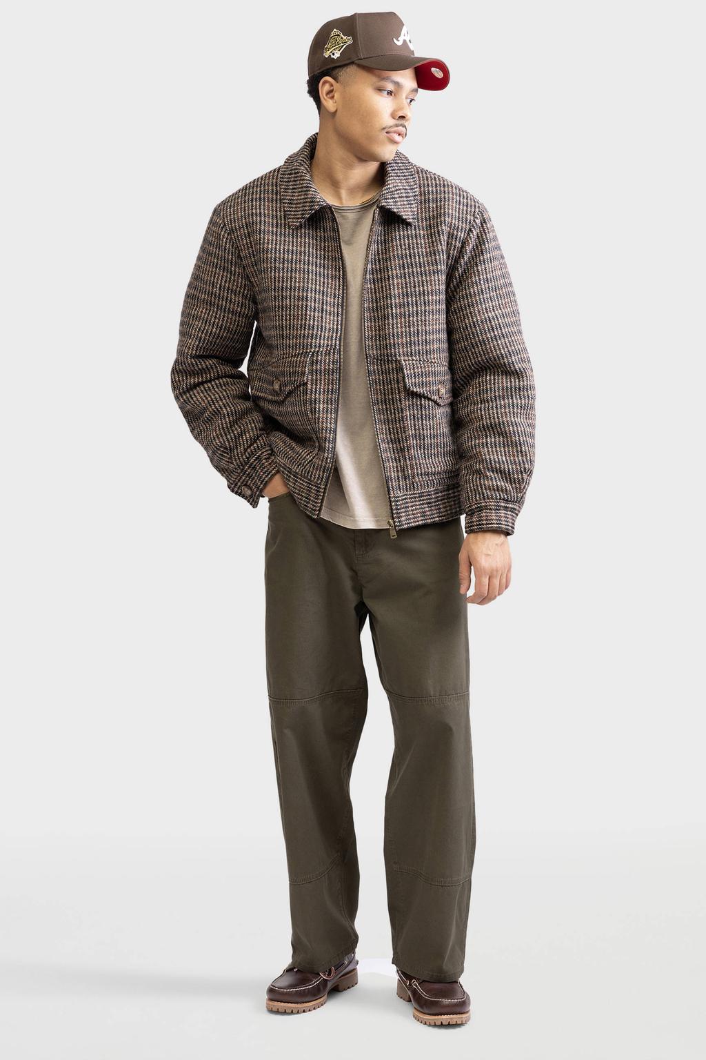 Redefined Rebel loose casual broek donkergroen