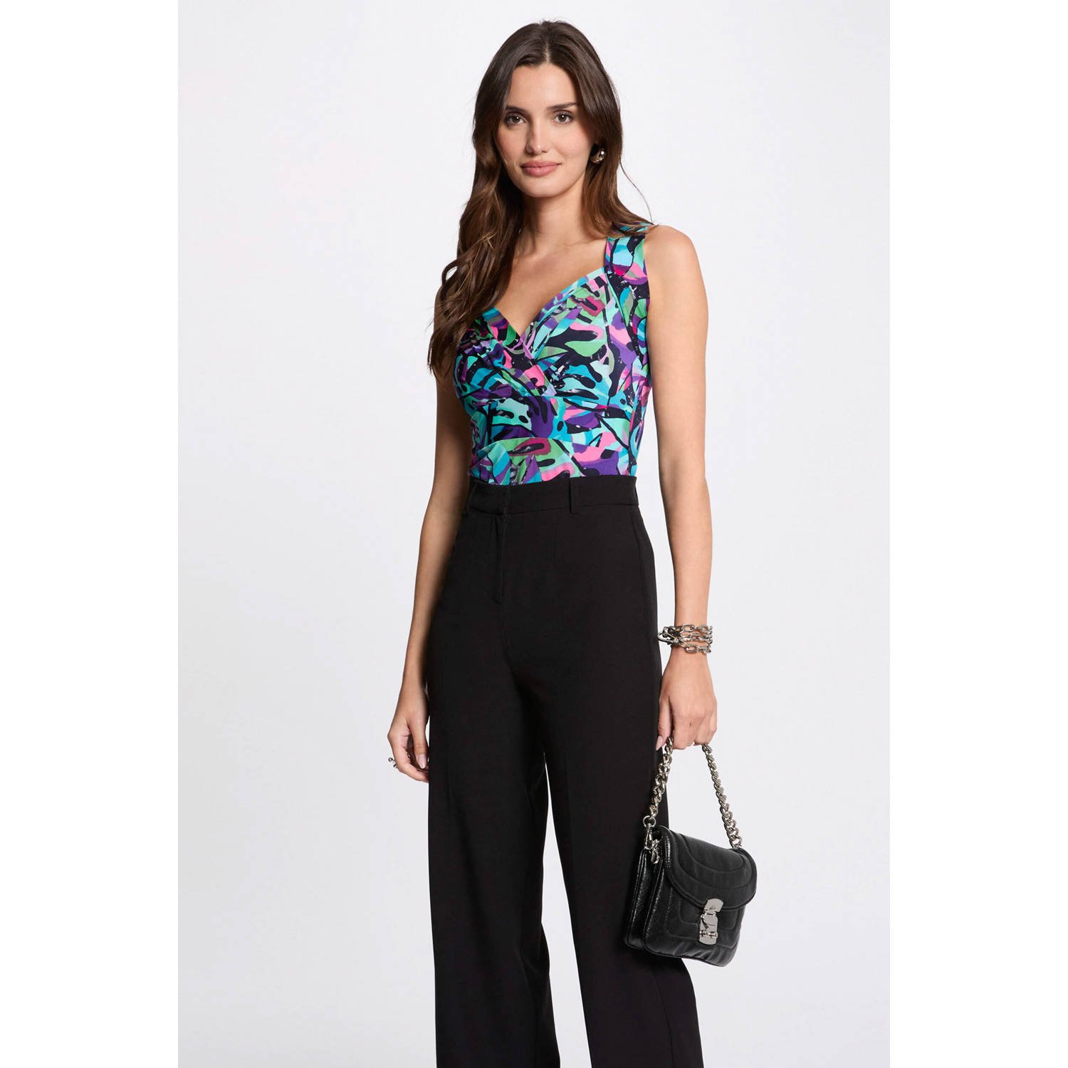 Morgan top blauw