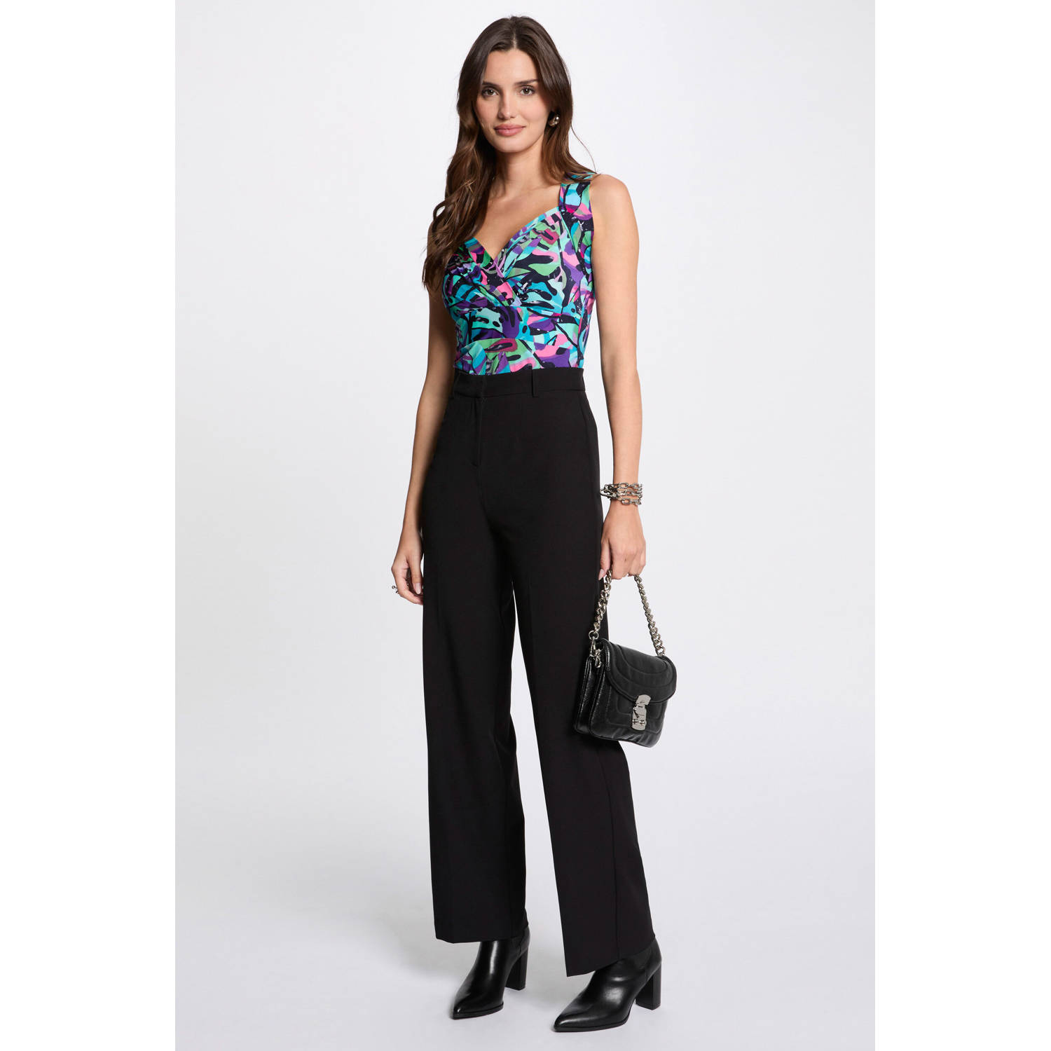 Morgan top blauw