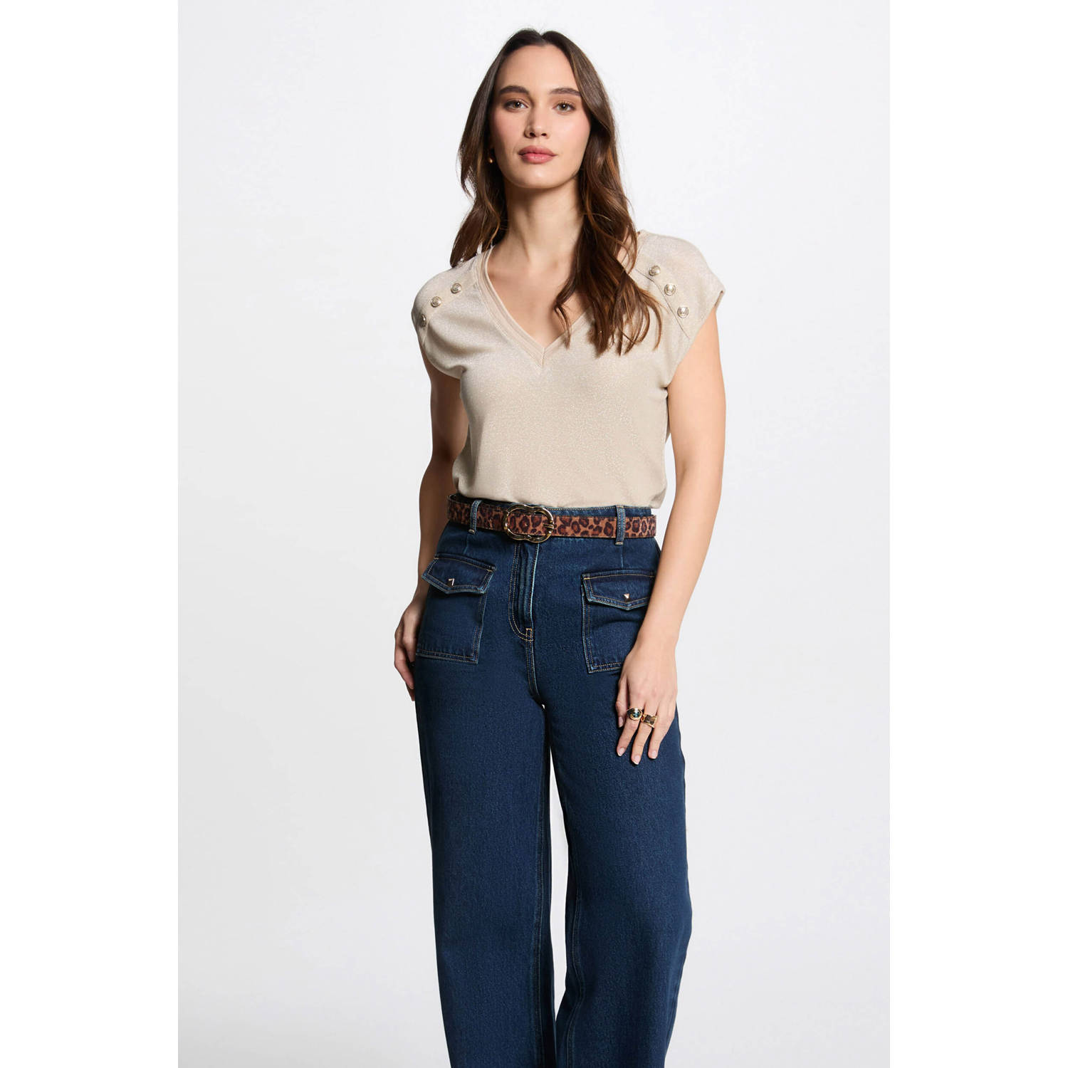 Morgan top met lurex