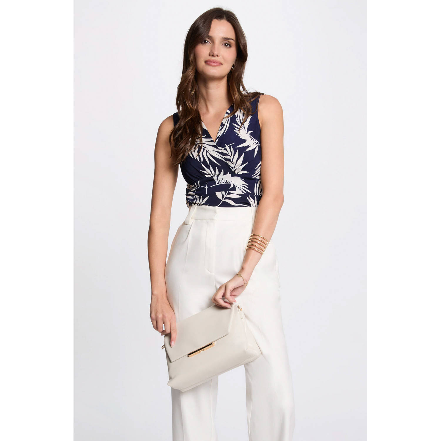 Morgan top donkerblauw