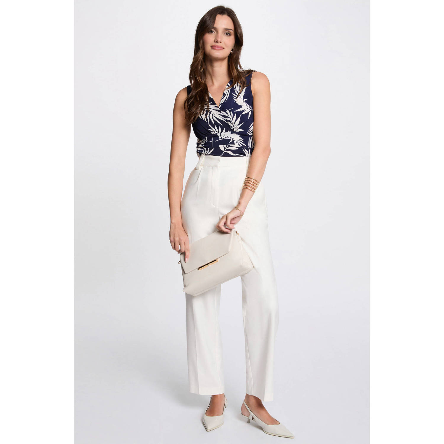 Morgan top donkerblauw