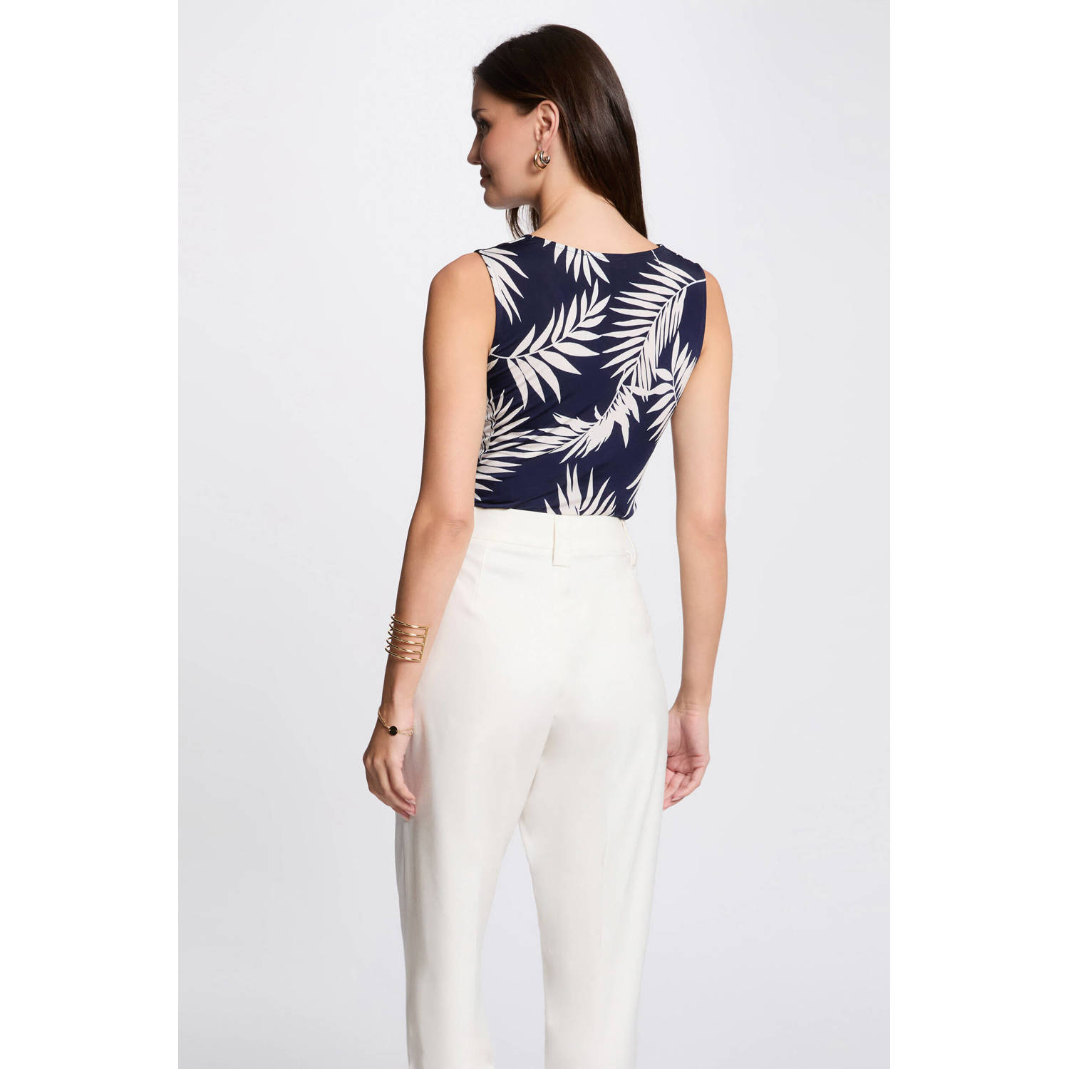 Morgan top donkerblauw