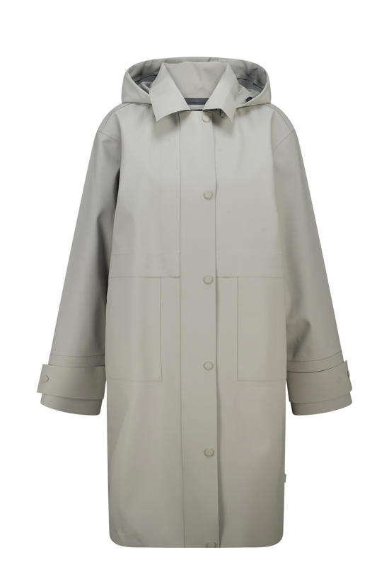 grijze outdoor regenjassen dames