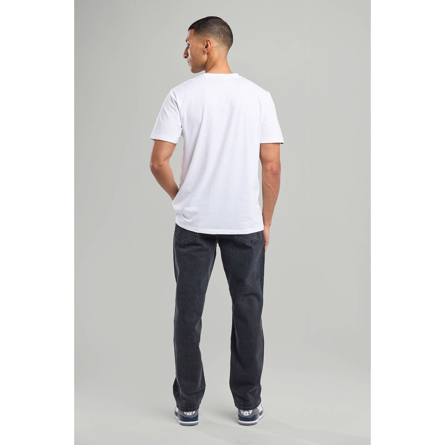 America Today Dexter straight fit jeans grijs