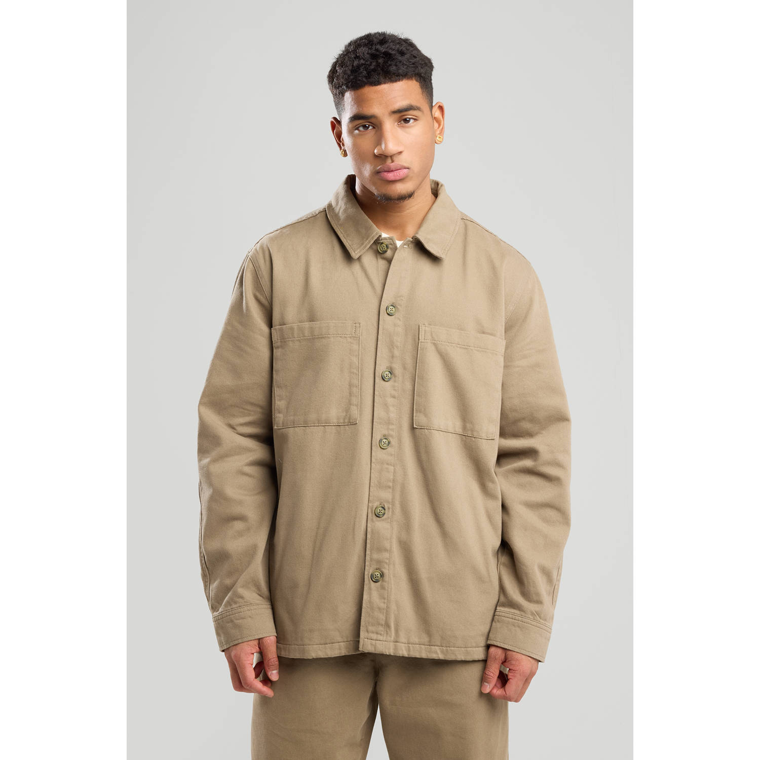 America Today overshirt bruin