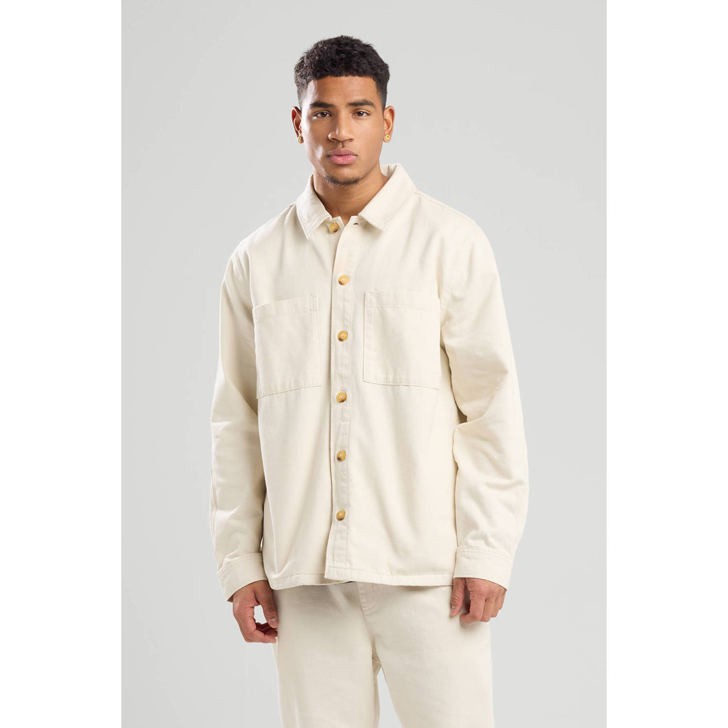 America Today overshirt ecru