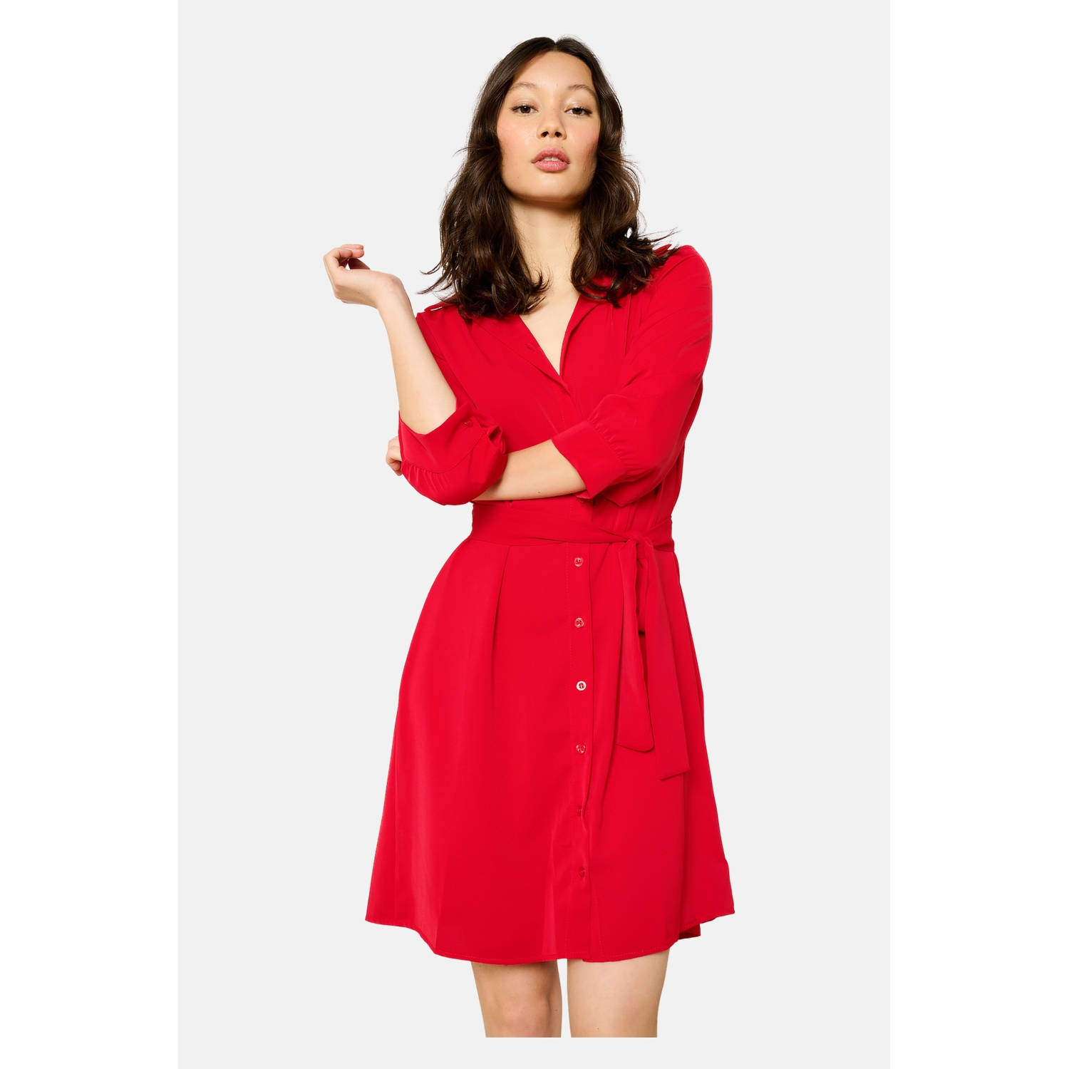 LOLALIZA blousejurk rood