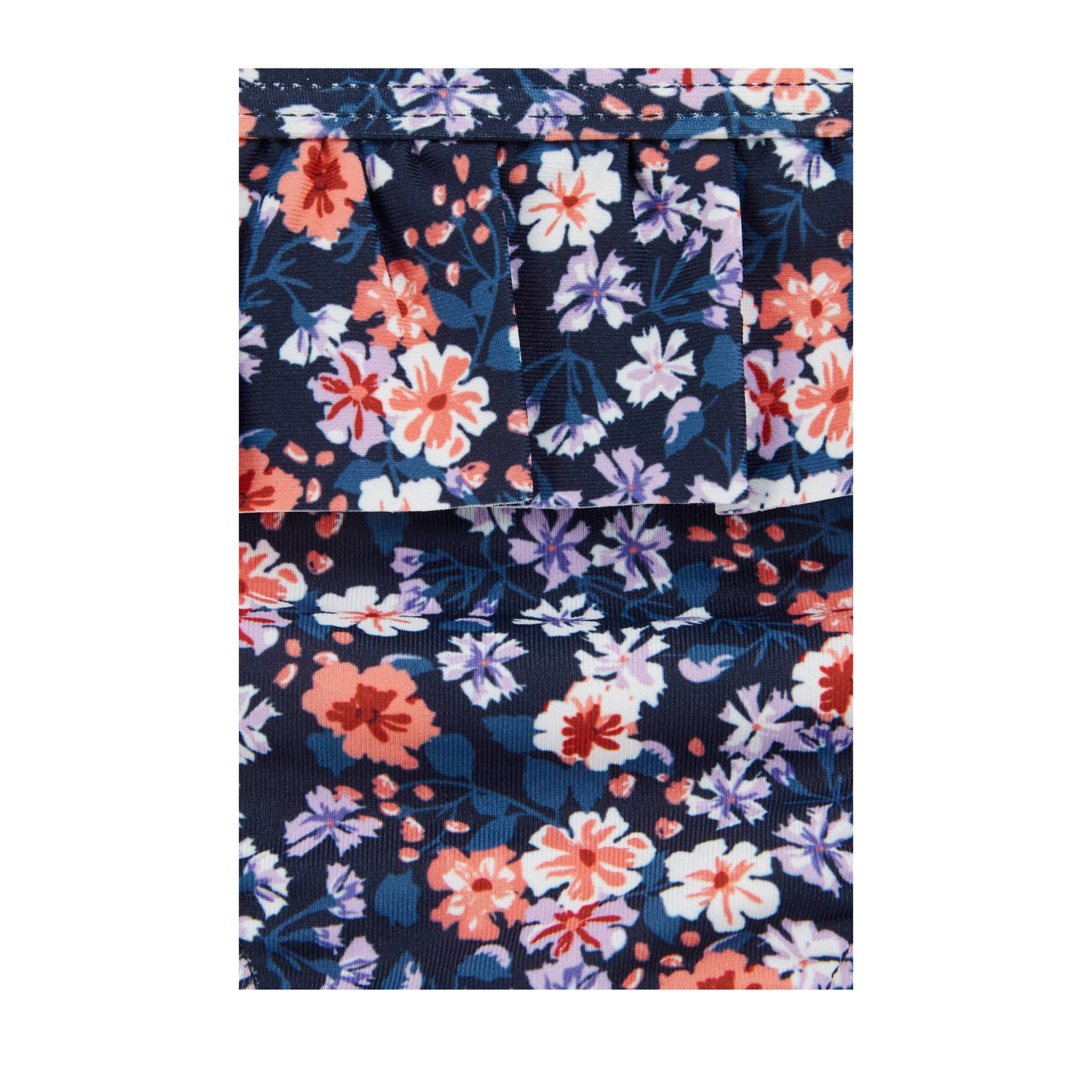 WE Fashion bikini donkerblauw lila oranje