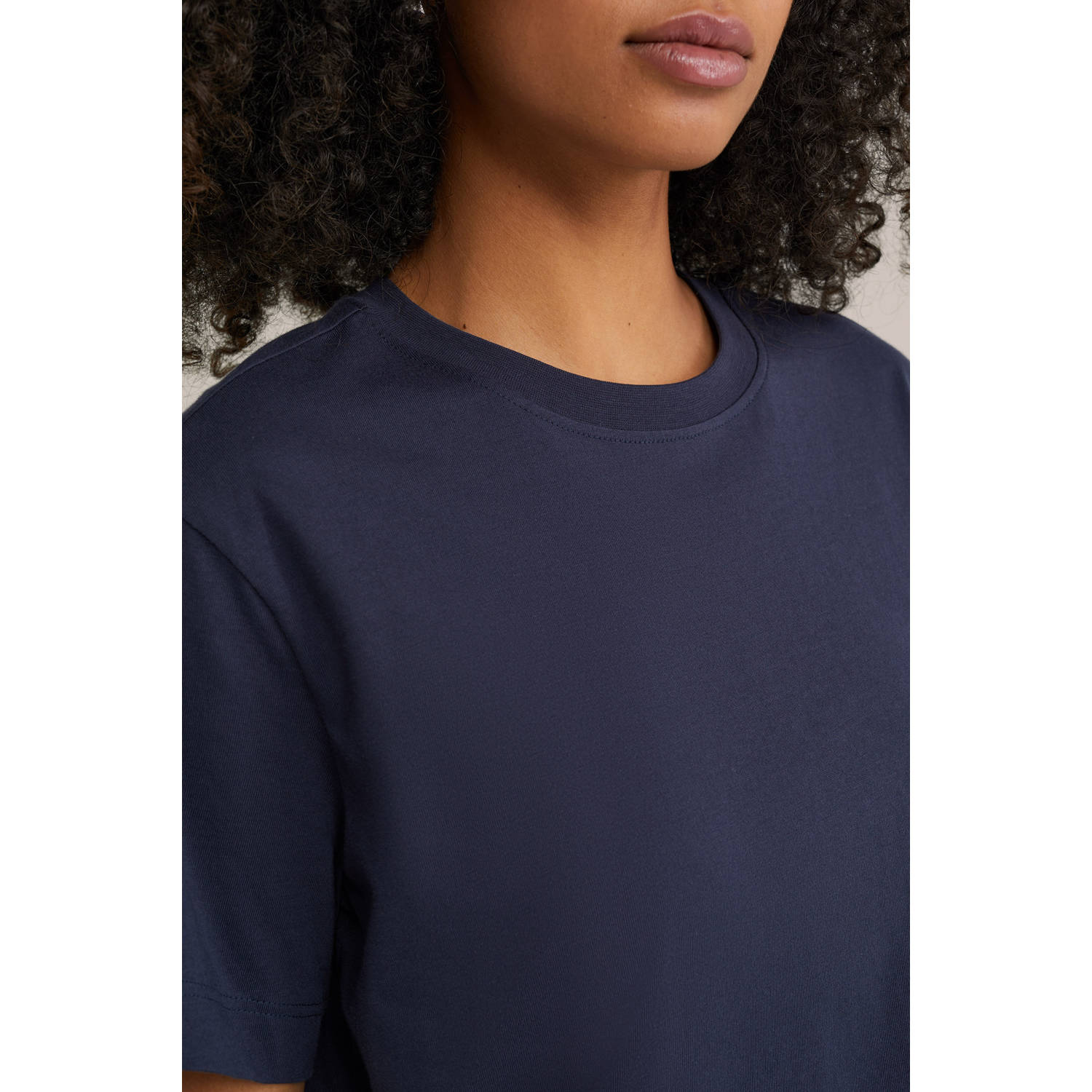 WE Fashion T-shirt donkerblauw