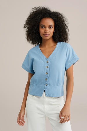 top light blue denim