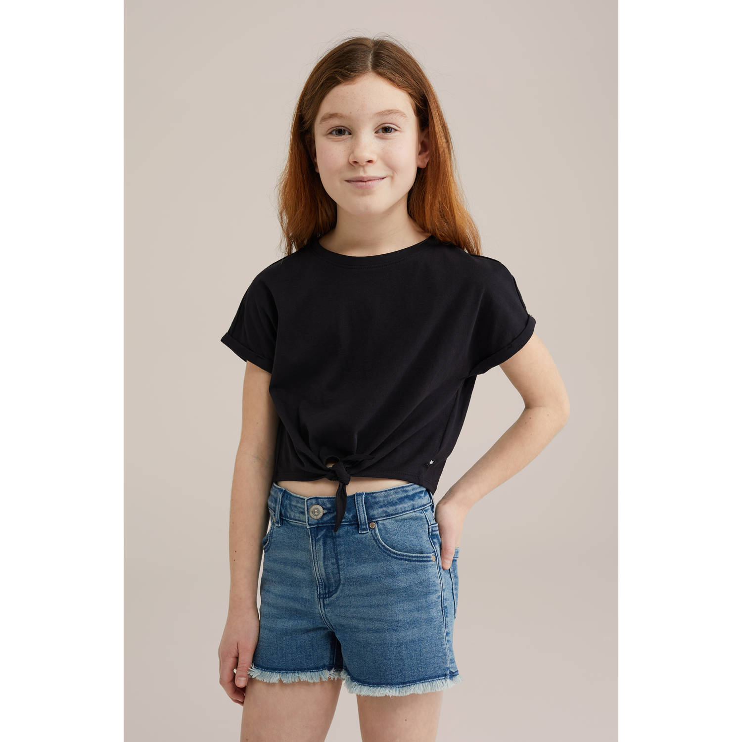 WE Fashion WE Fundamentals T-shirt zwart