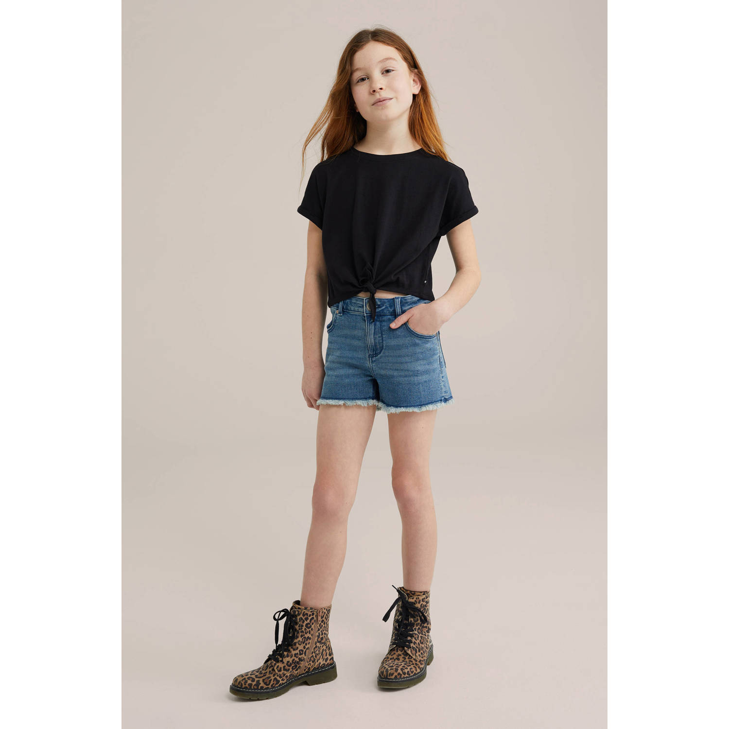 WE Fashion WE Fundamentals T-shirt zwart