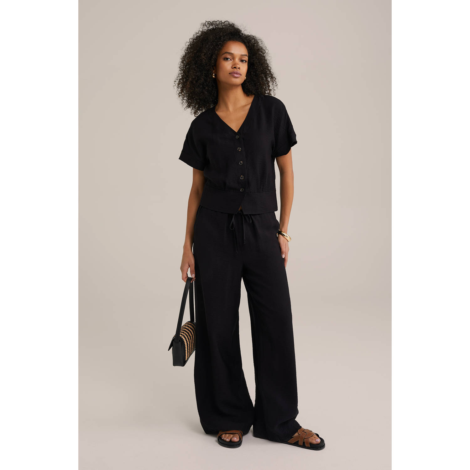 WE Fashion blouse zwart