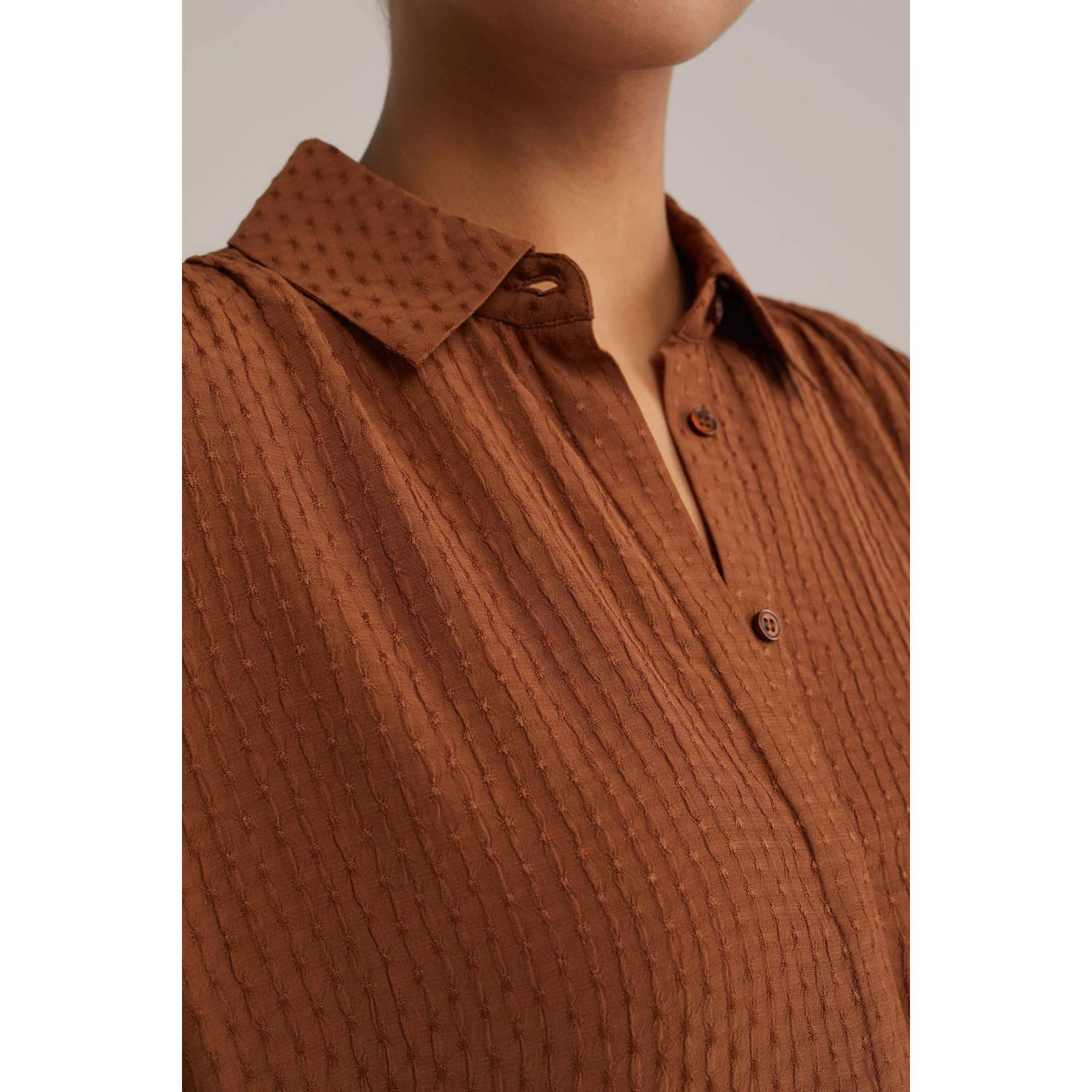 WE Fashion blouse brique