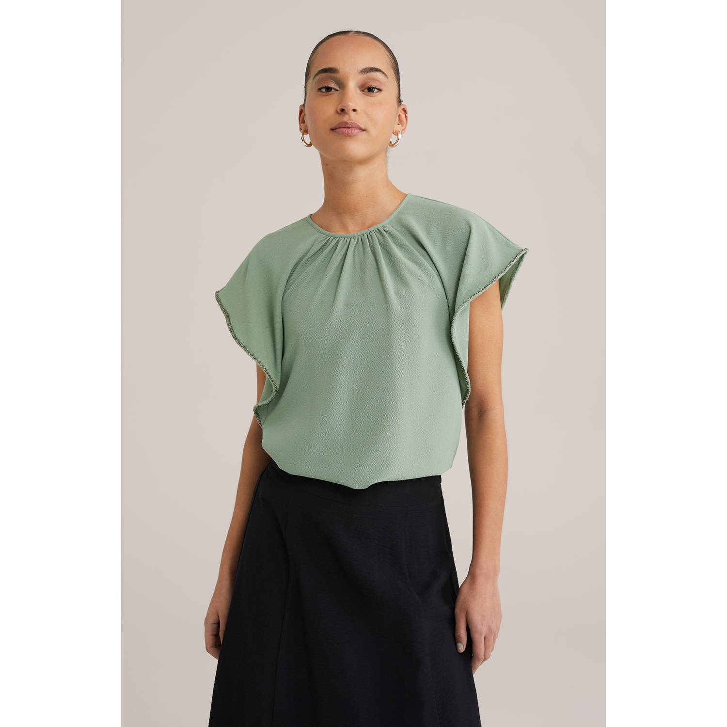 WE Fashion top groen