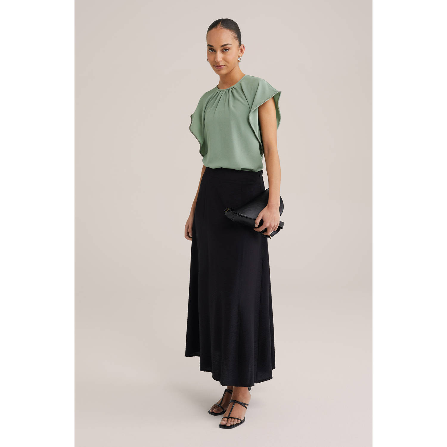 WE Fashion top groen