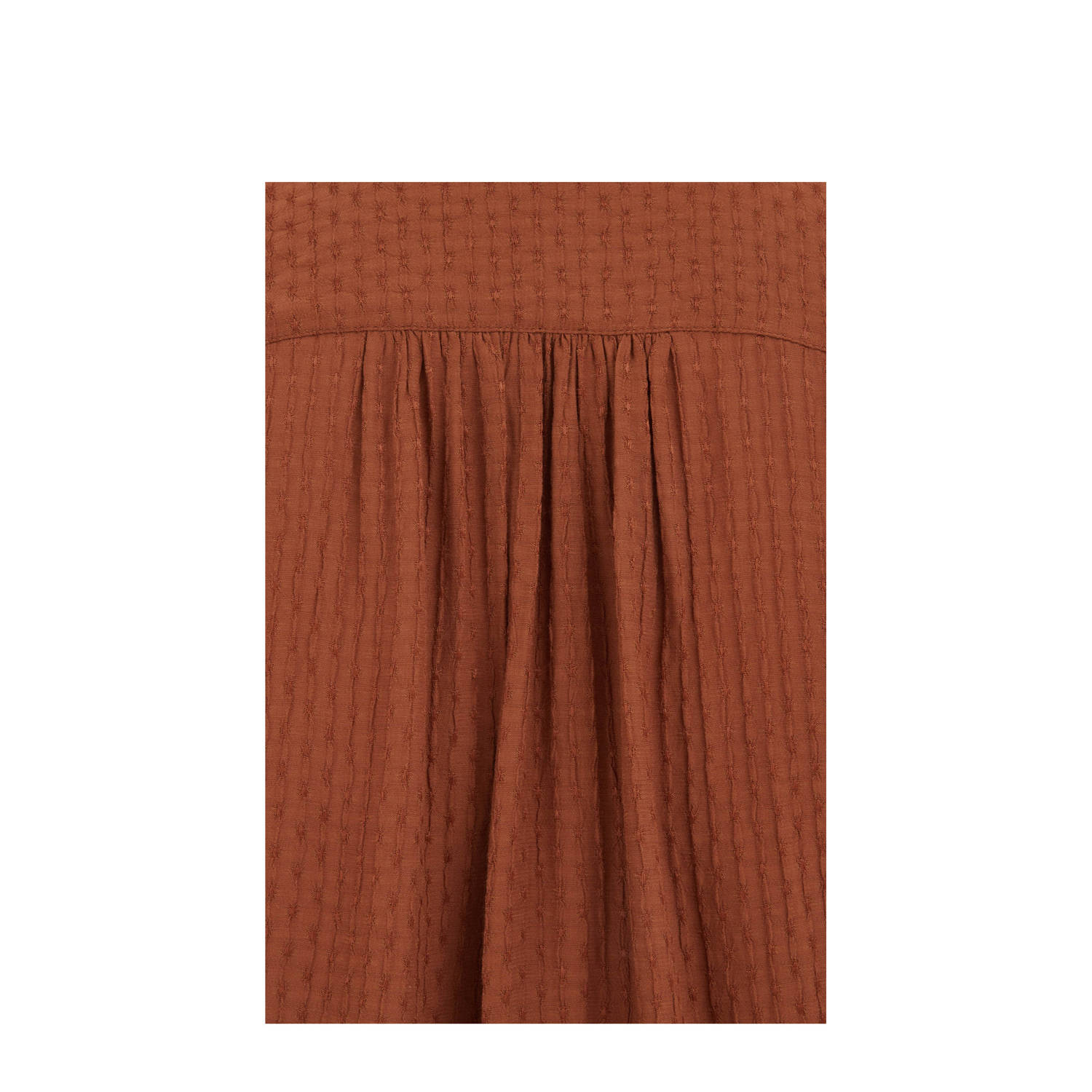 WE Fashion Curve blouse roodbruin