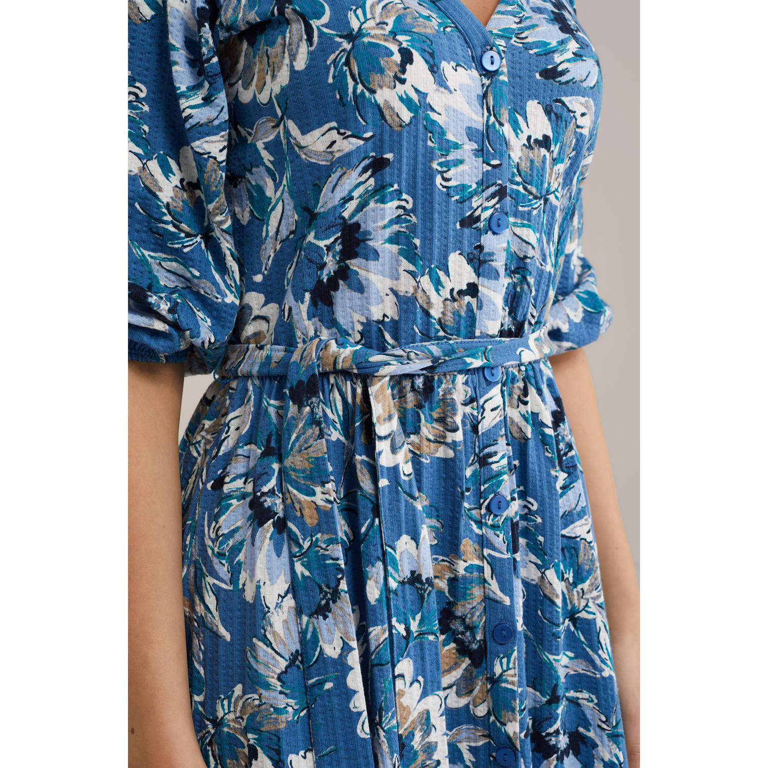 WE Fashion blousejurk blauw