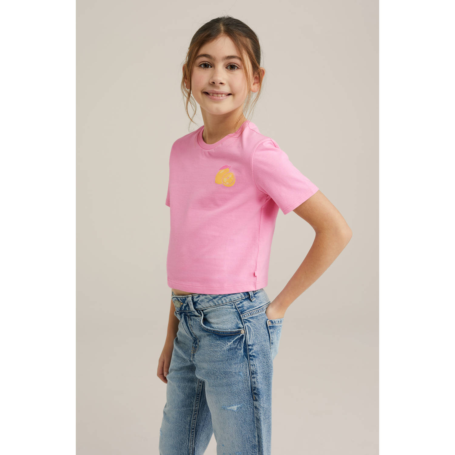 WE Fashion T-shirt roze