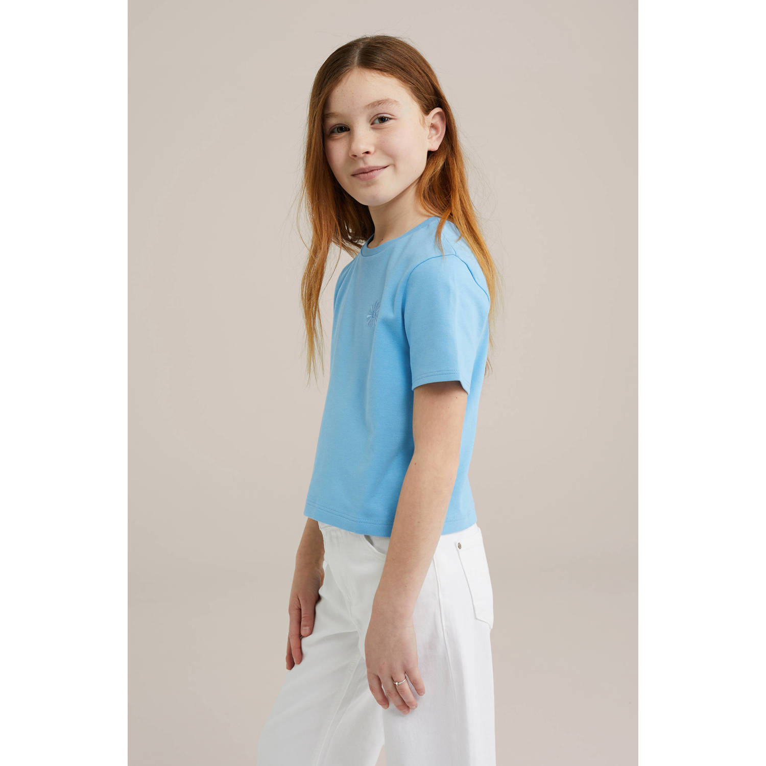 T-shirt blauw