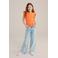 WE Fashion T-shirt oranje/geel