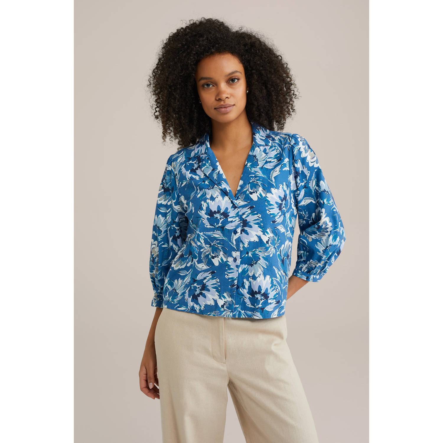 WE Fashion blouse blauw