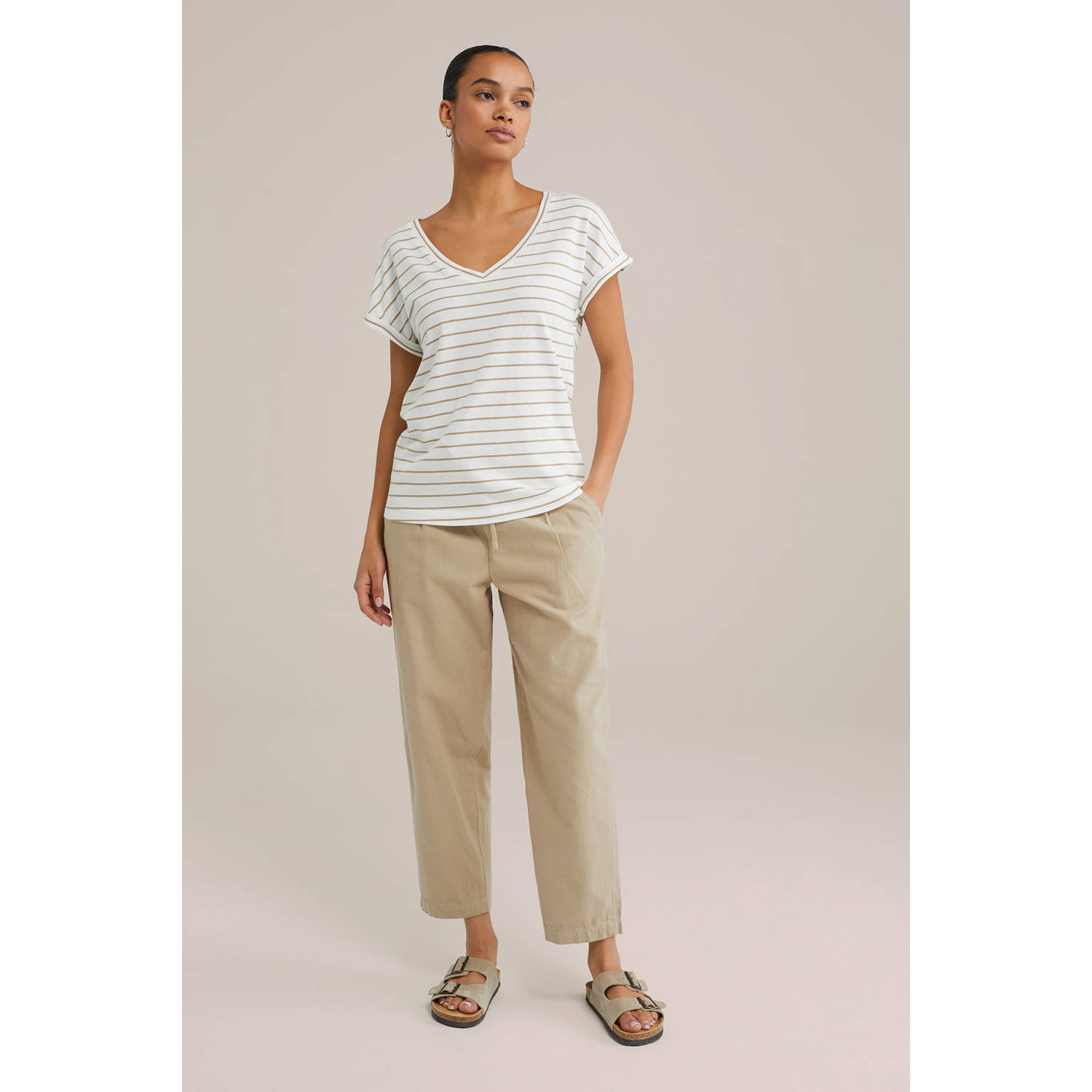 WE Fashion T-shirt beige