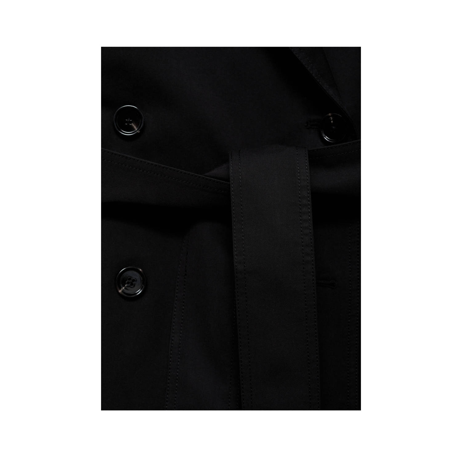 Mango trenchcoat zwart