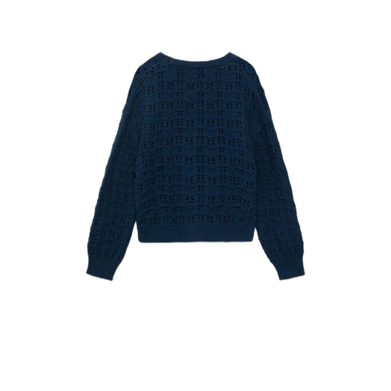 Mango Kids gebreid vest marine