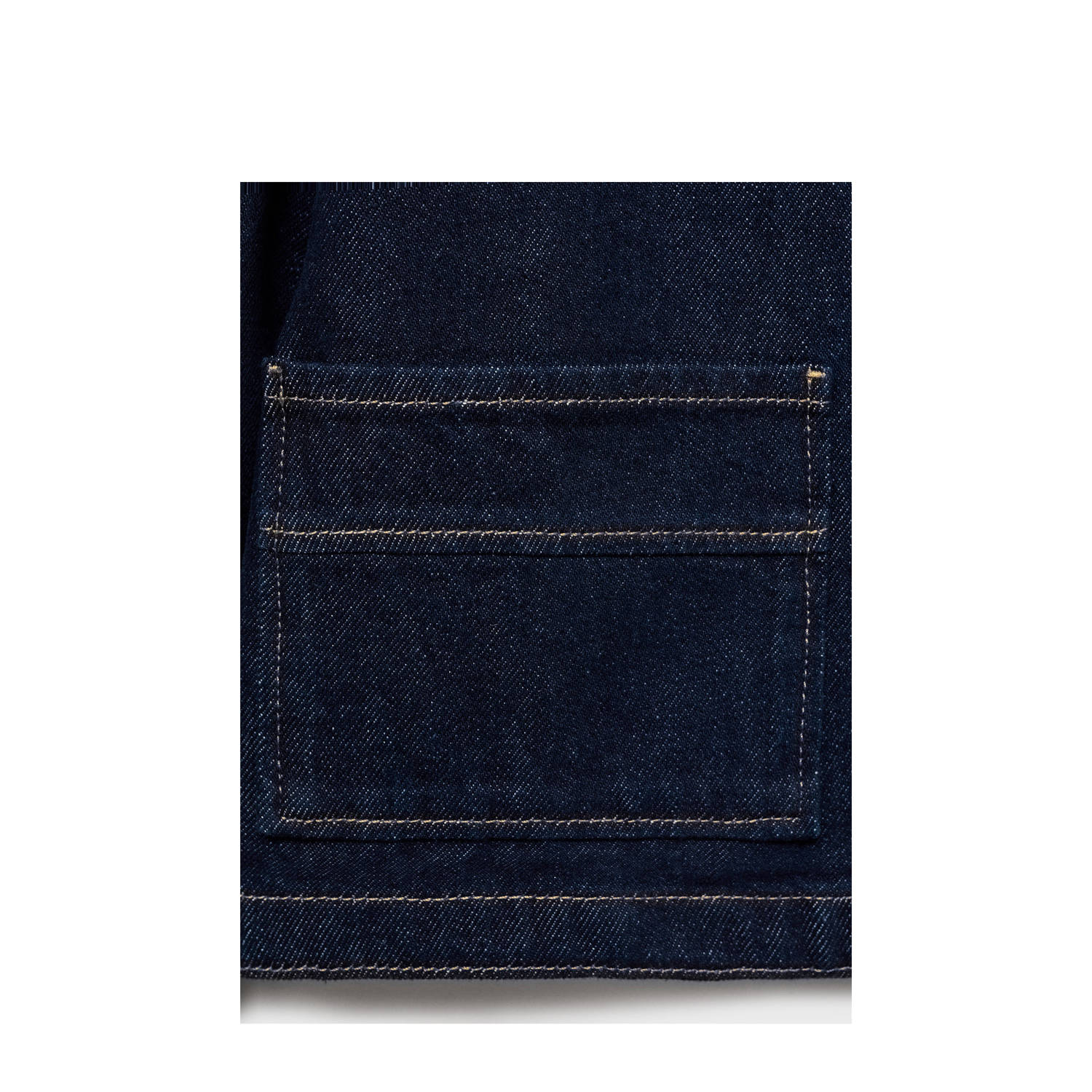 Mango spijkerjas donkerblauw