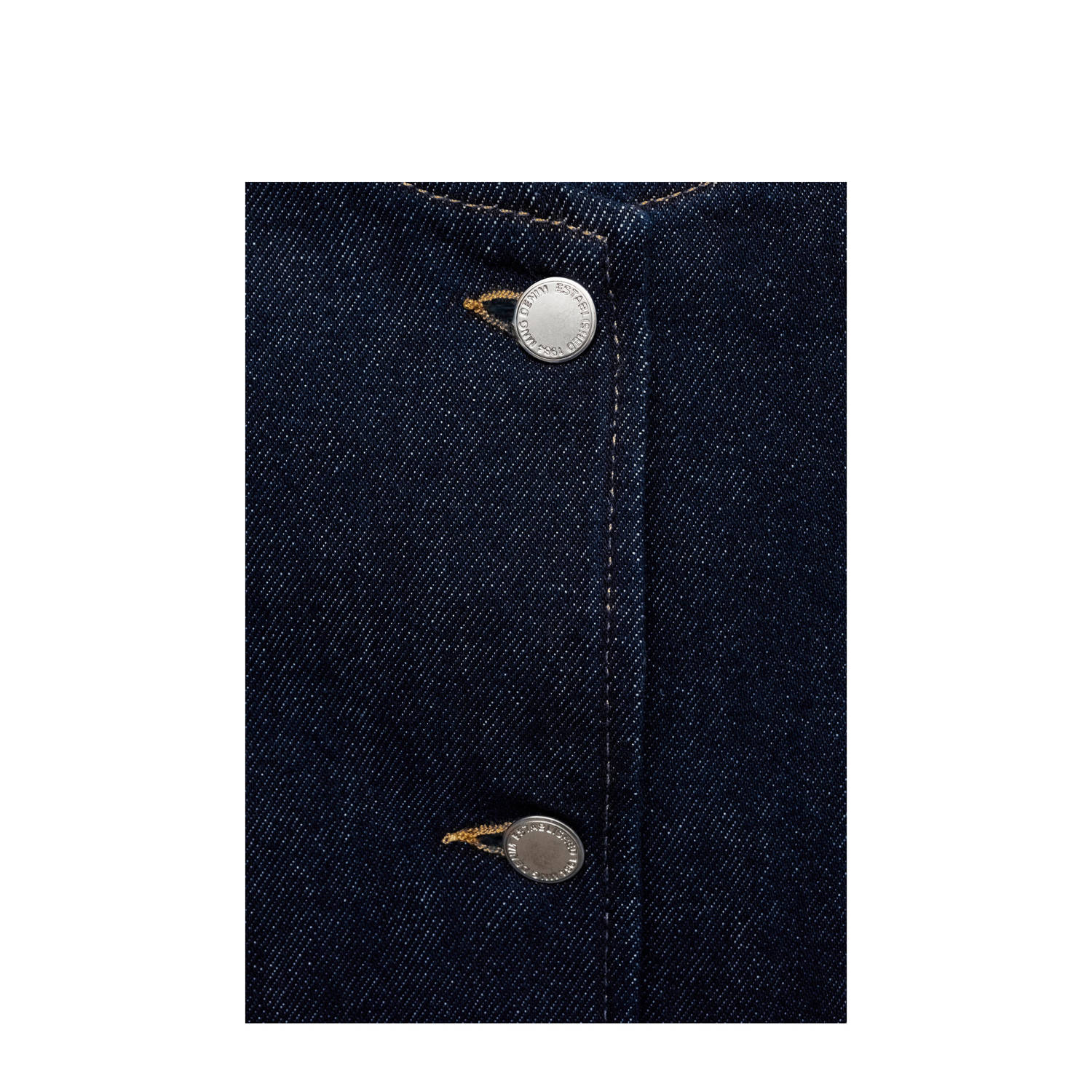 Mango spijkerjas donkerblauw
