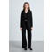 Mango regular blazer zwart