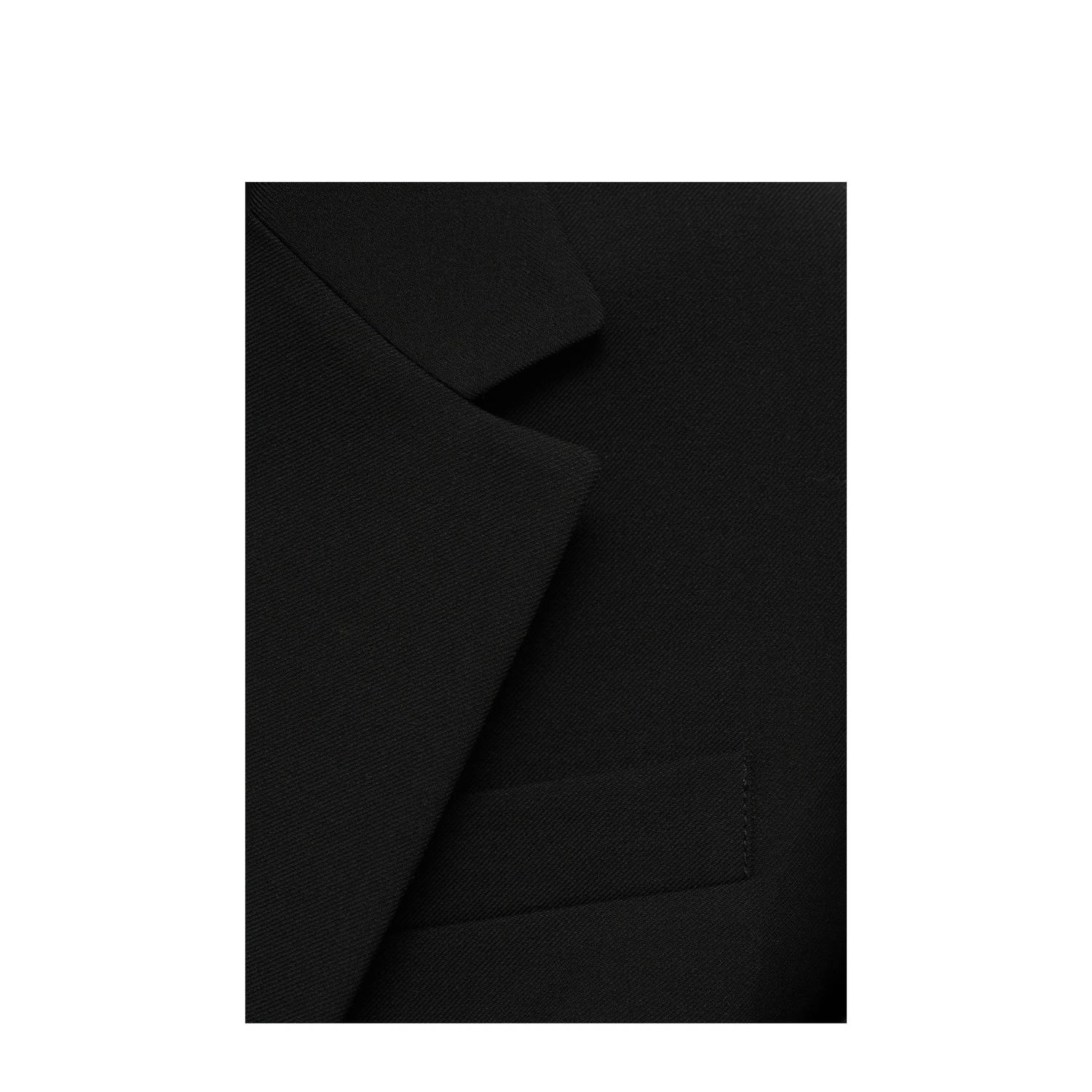 Mango regular blazer zwart