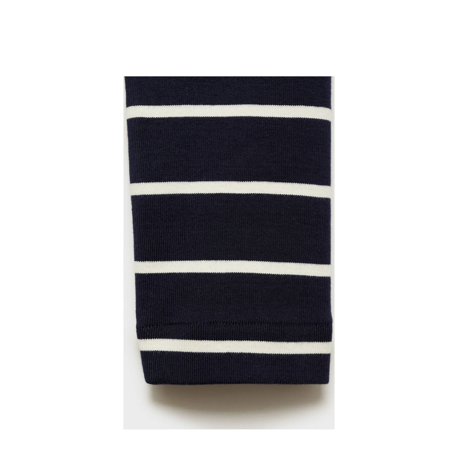 Mango gebreid vest donkerblauw