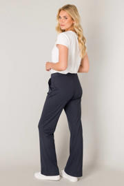 thumbnail: Base Level slim regular waist broek donkerblauw