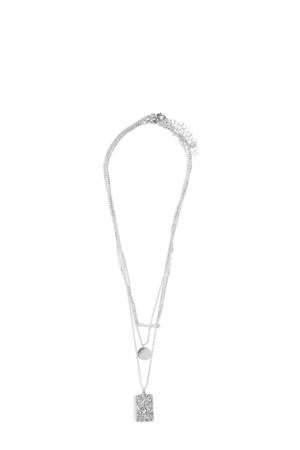 ketting PCSELLY - set van 3 zilverkleurig