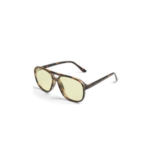 zonnebril PCLANA met tortoise print bruin