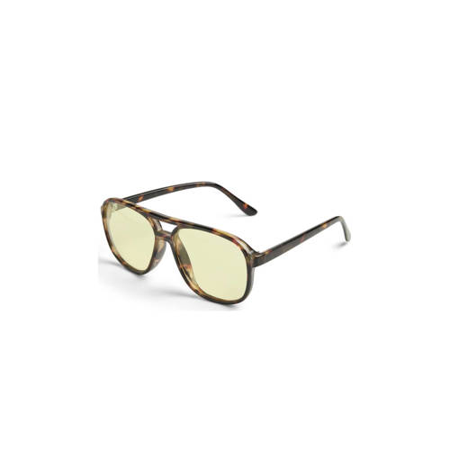 PIECES zonnebril PCLANA met tortoise print bruin afbeelding