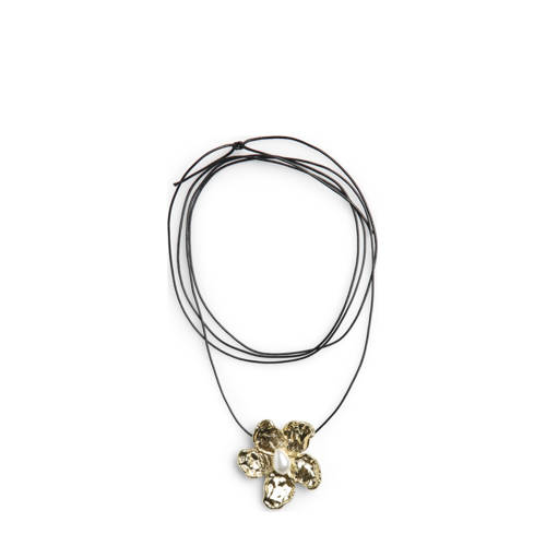 PIECES choker ketting PCSANDRA goudkleurig afbeelding