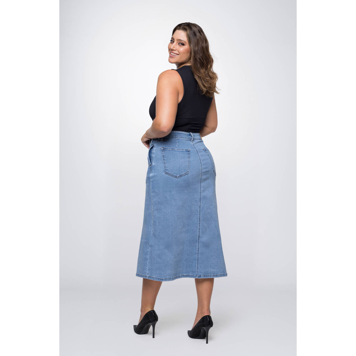 Fox Factor spijkerrok LEXI aventura blue