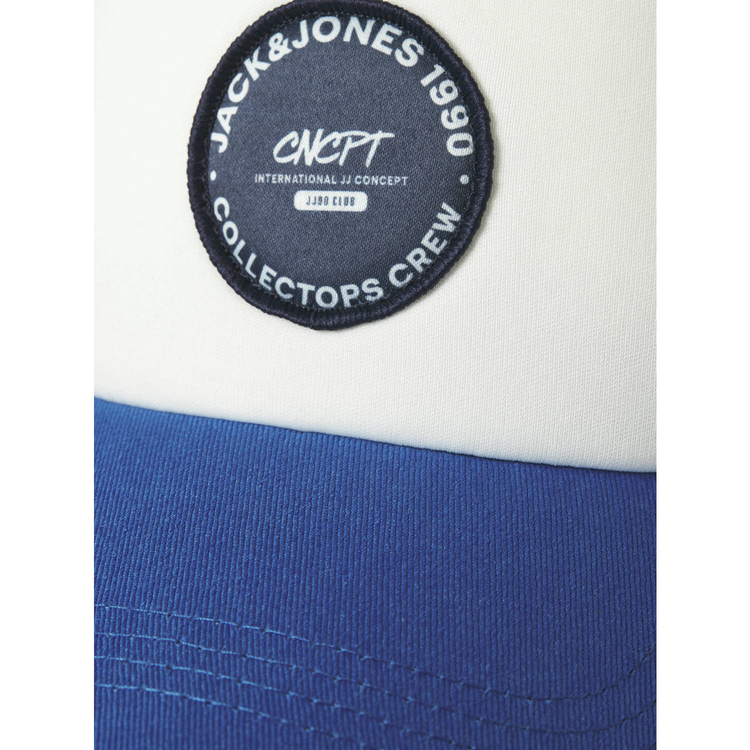 JACK & JONES pet JACCREW wit blauw