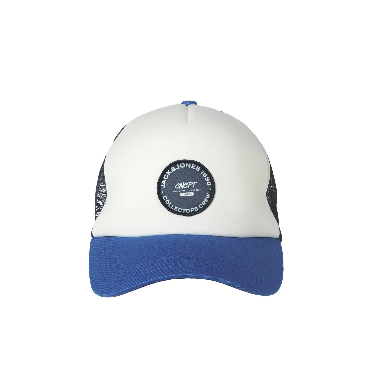 JACK & JONES pet JACCREW wit blauw
