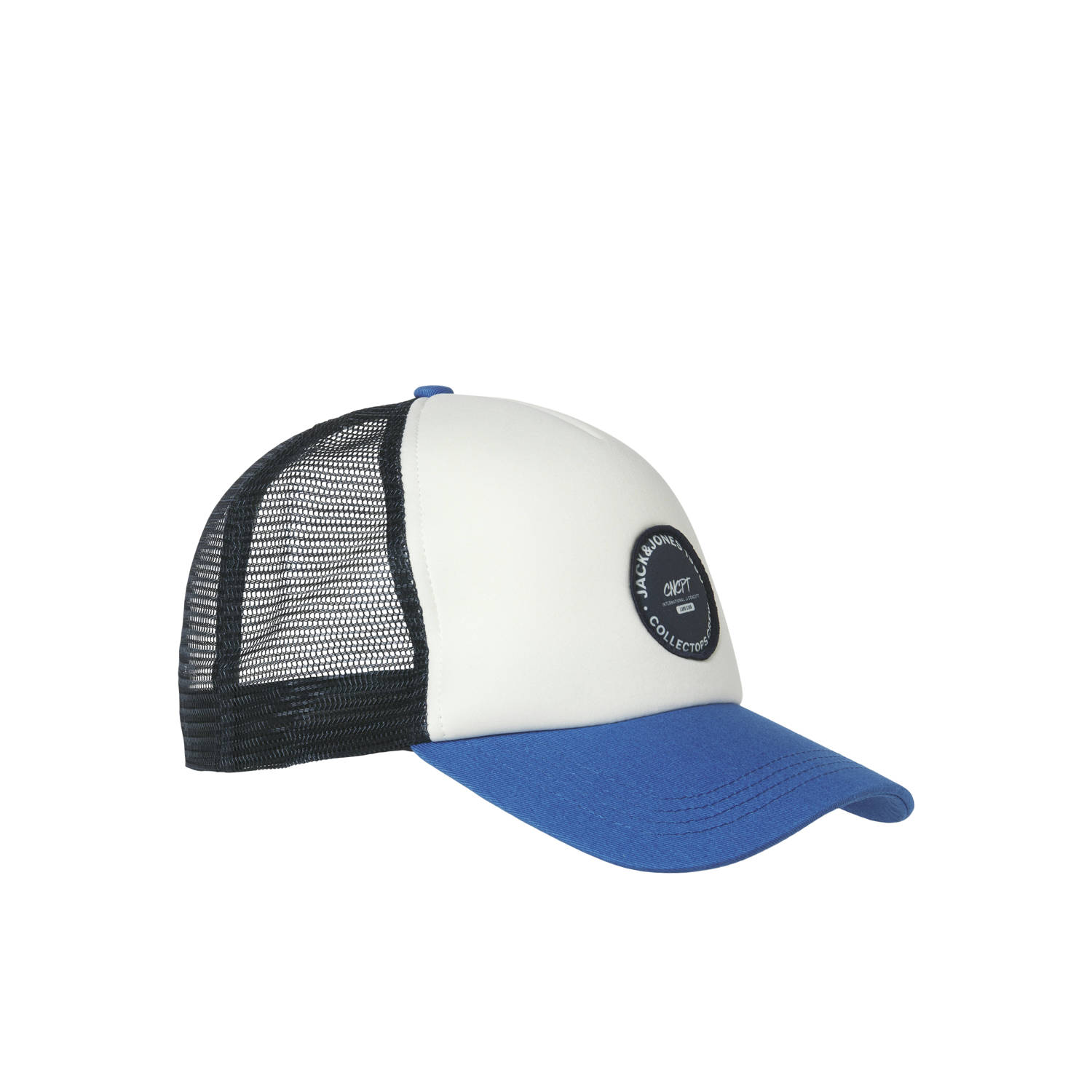 JACK & JONES pet JACCREW wit blauw