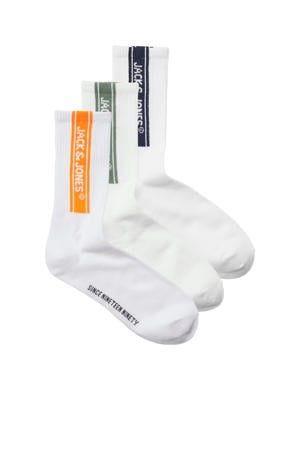 sokken JACSETH - set van 3 wit