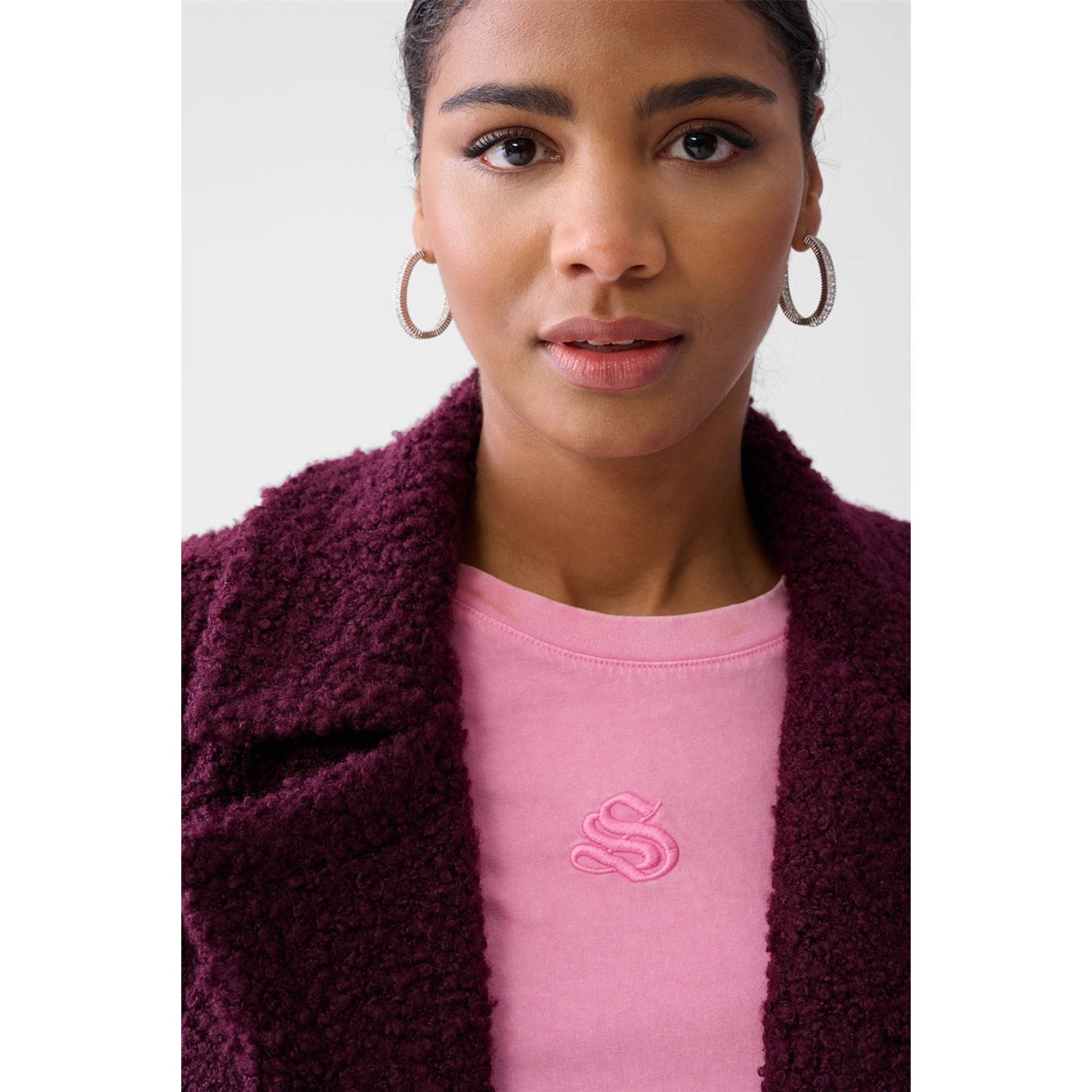 Shoeby gilet donkerrood