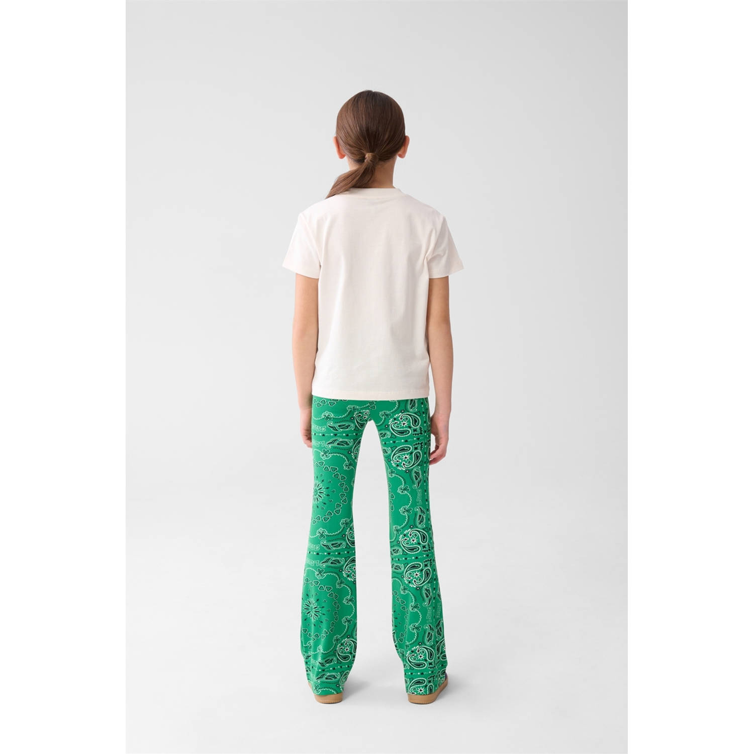 Shoeby flared legging groen